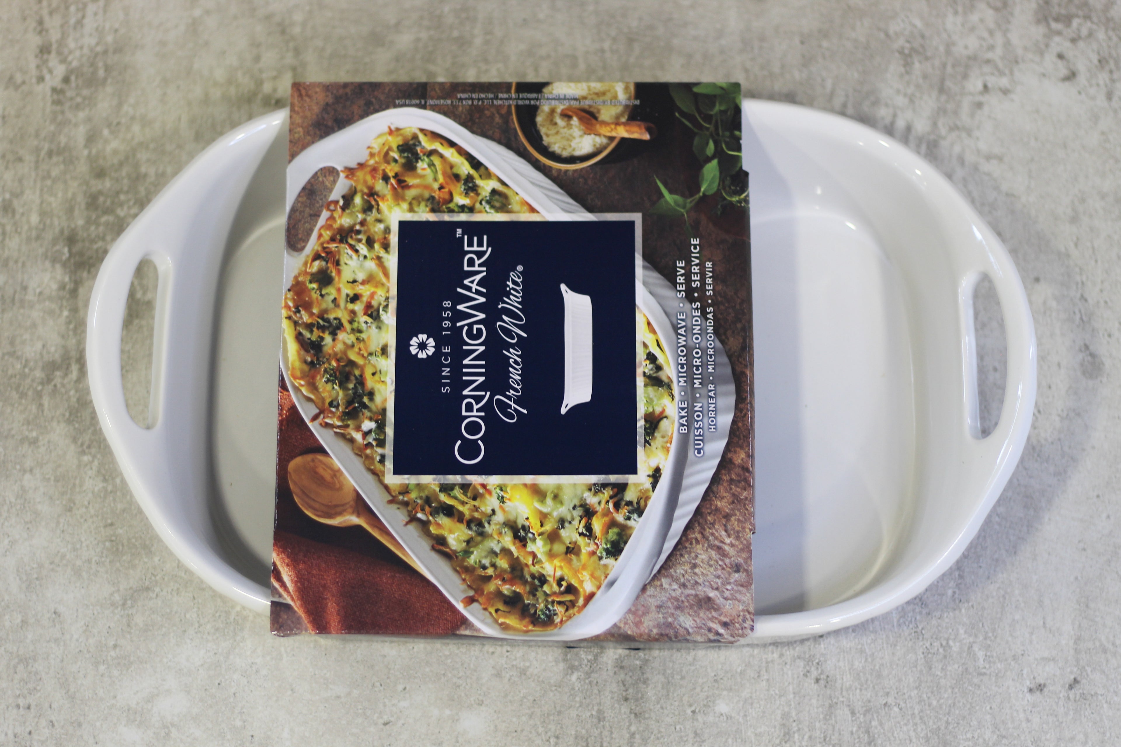 Corningware French White- Casserole