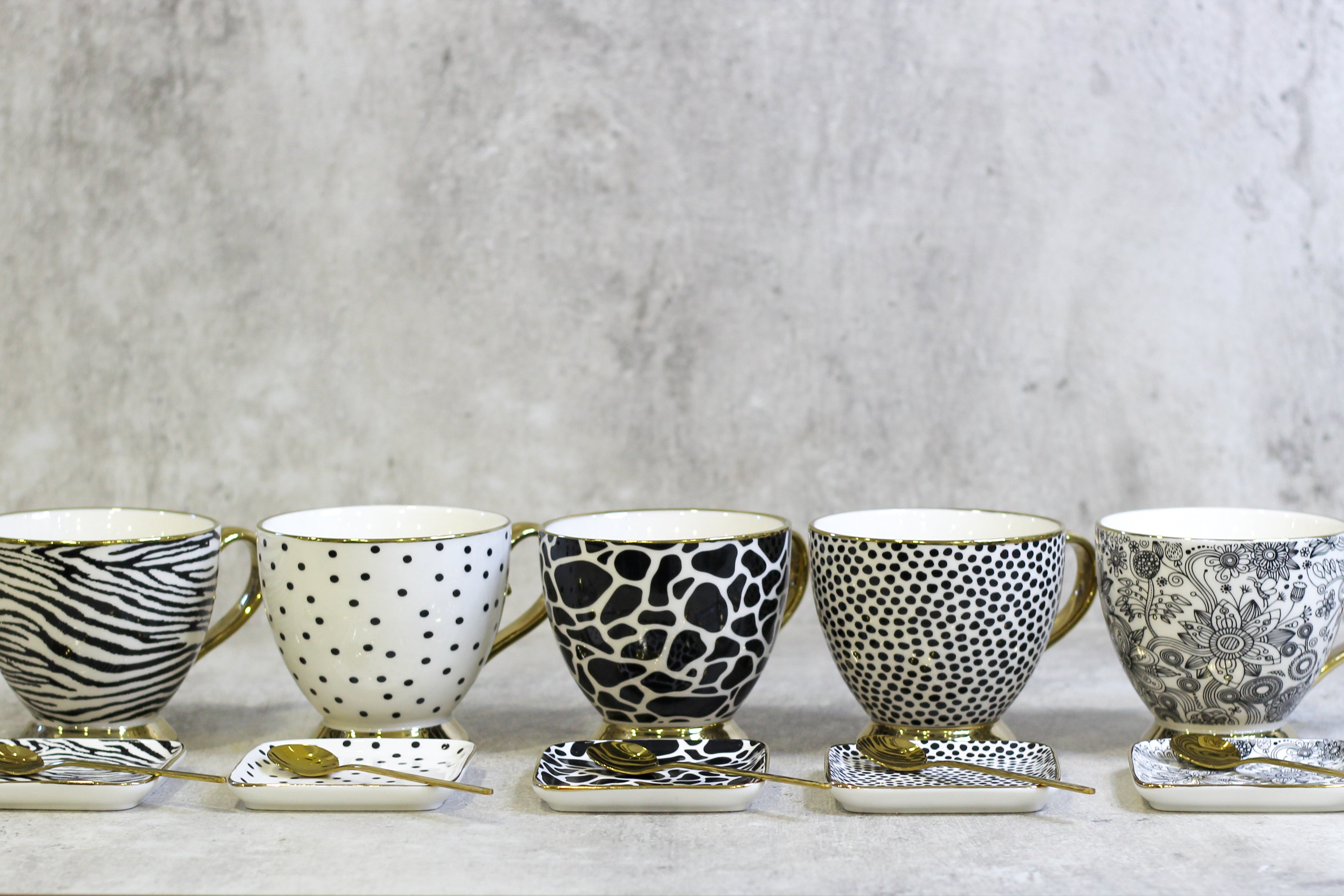 Luxe Pattern Mug Set