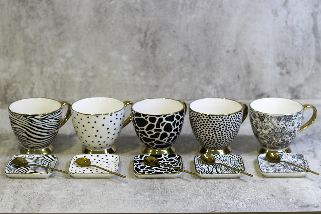 Luxe Pattern Mug Set