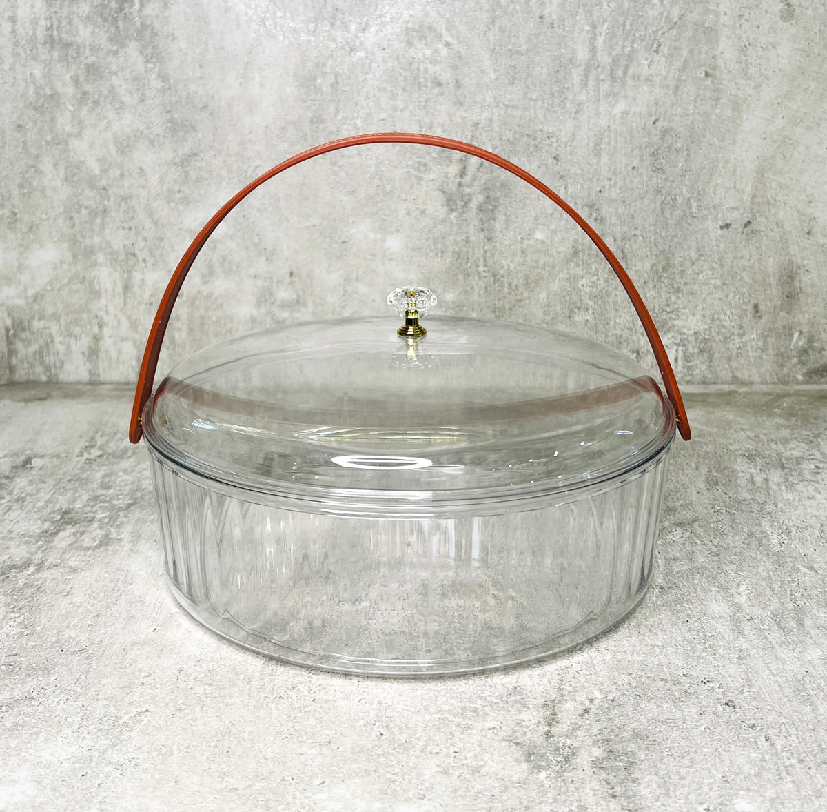 Acrylic Serving Bowl with Lid