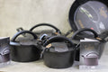 Salon Pot 5-Piece Set - Black Prestige Line