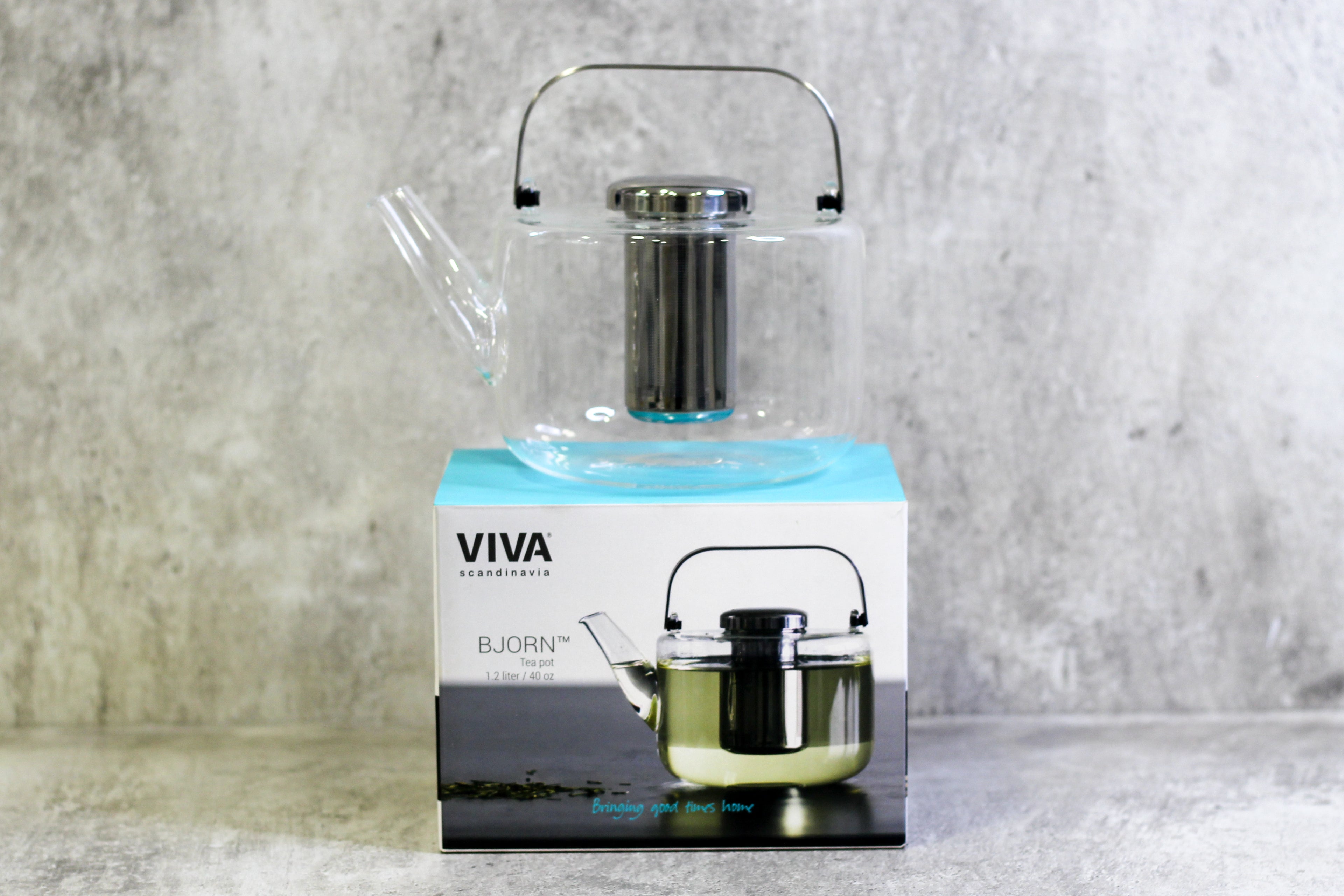 Viva Scandanavia- Glass Teapot